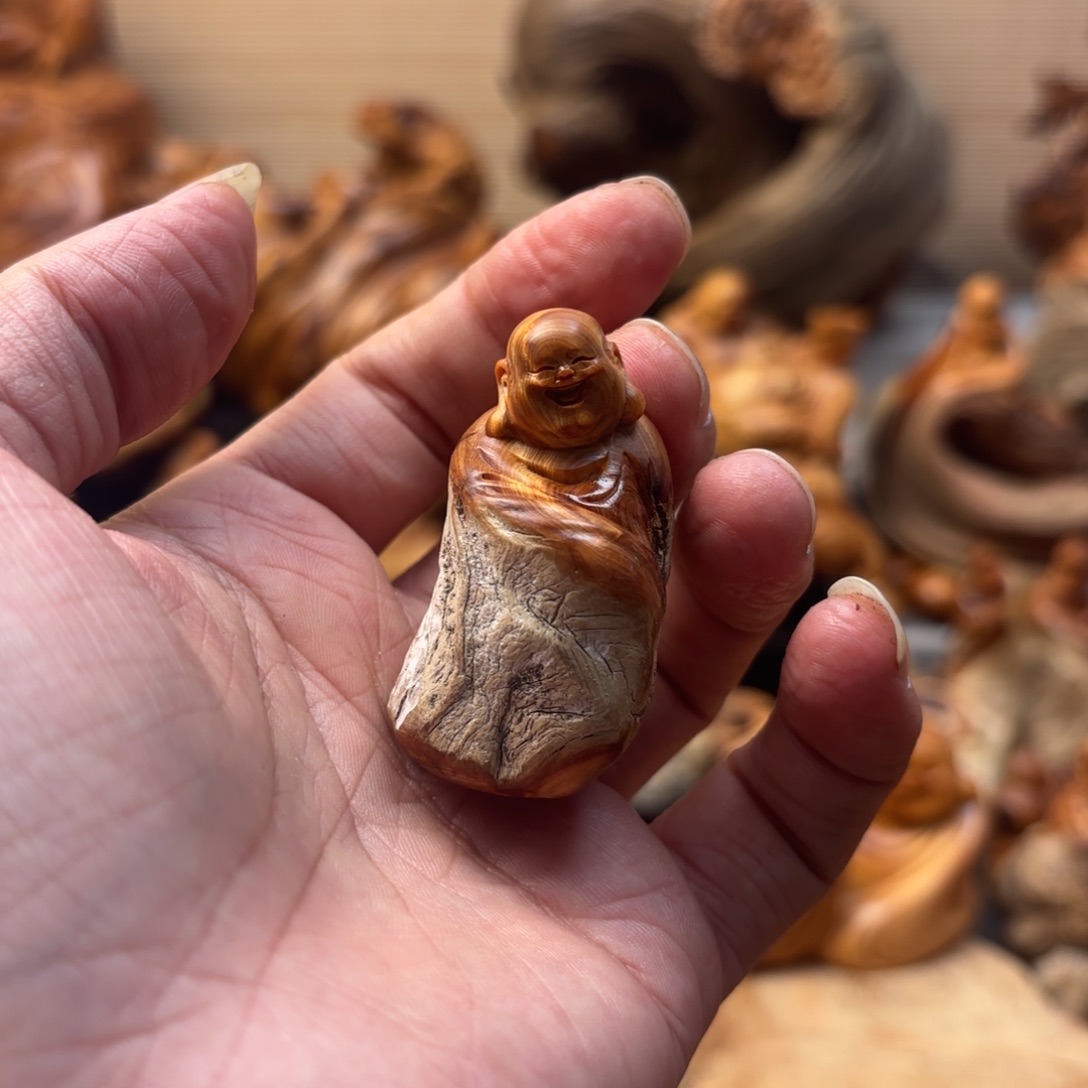 高***优柏木太行崖柏手工雕刻