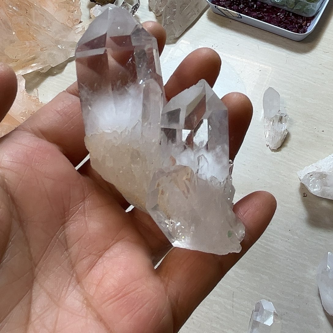 我***天珠宝半成品未镶嵌水晶