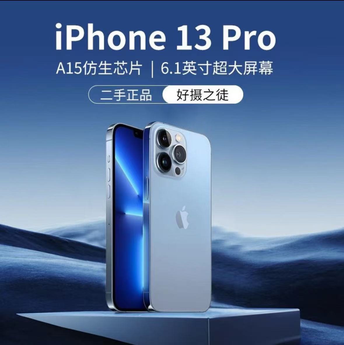 95新 Apple/苹果 二手Aplle/苹果95新13pro国行正品