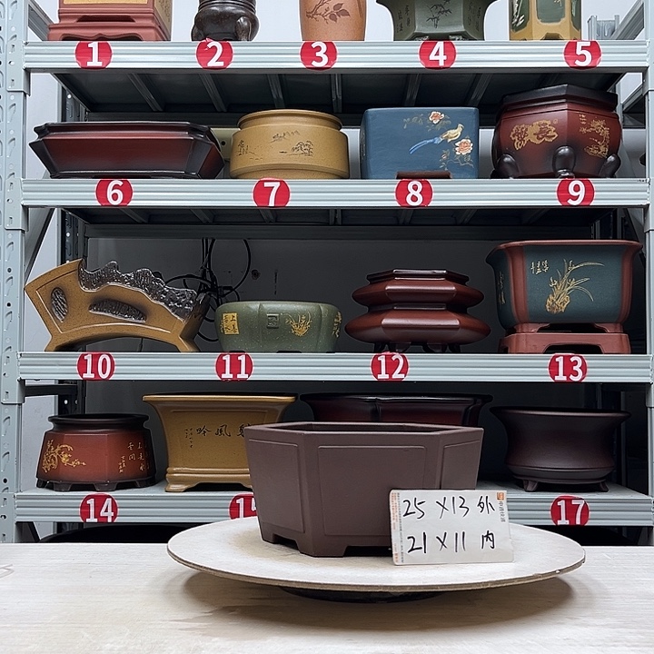 紫砂花盆紫砂花盆