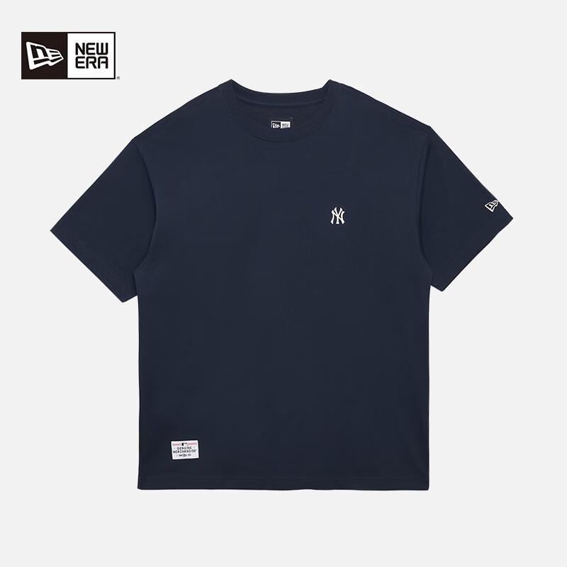 NEW ERA x MLB 纽亦华印花简约情侣T恤夏季短袖透气圆领复古净版