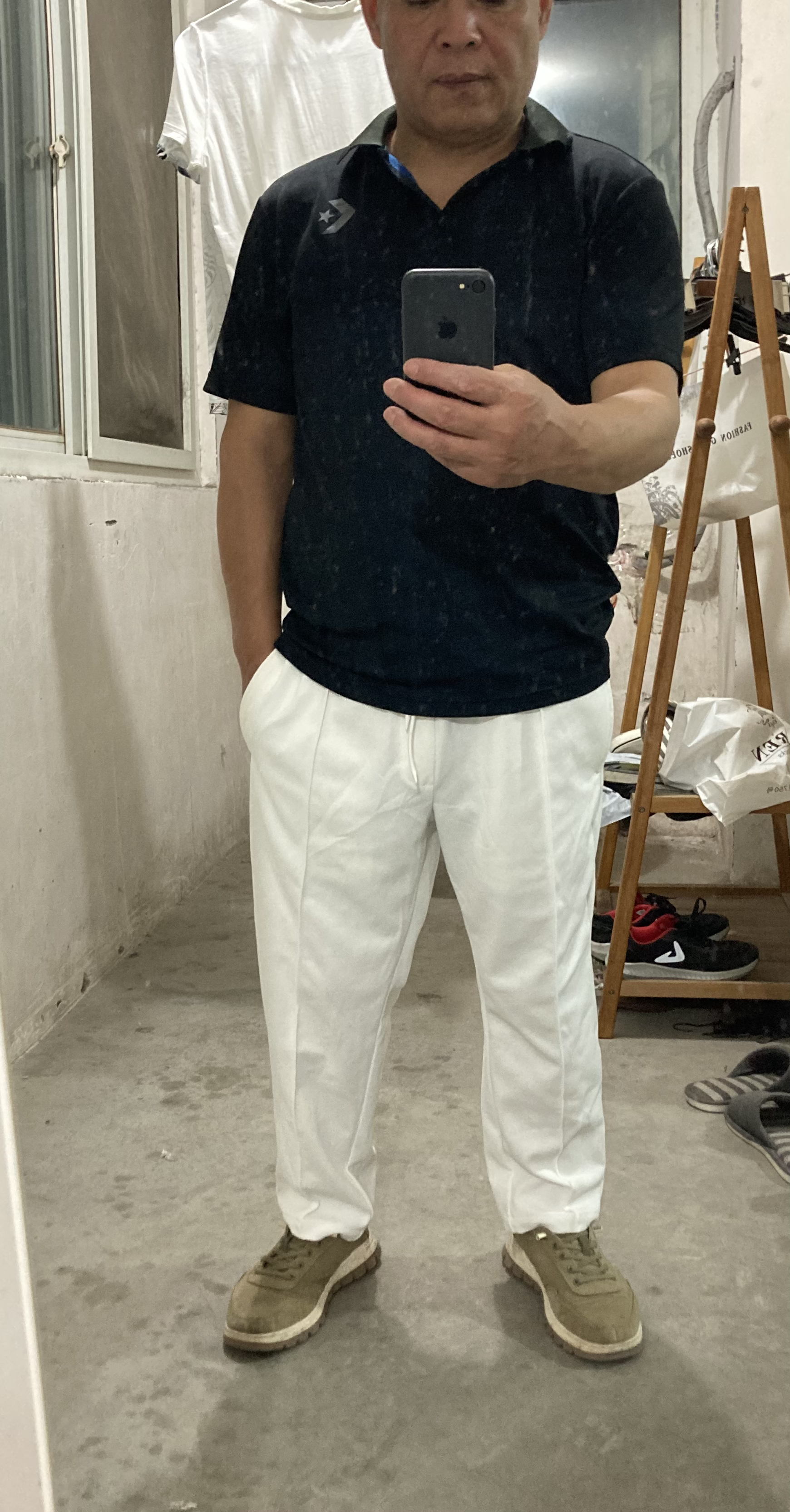 意大利高端品牌安东尼男女款修身版夏款长裤