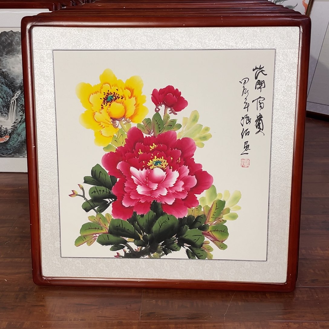 国画带框尺寸63*63厘米