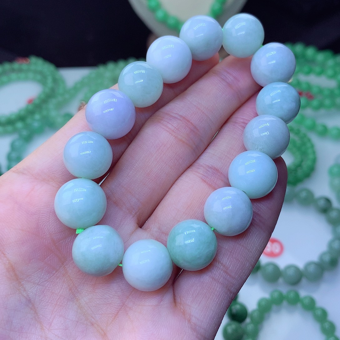 翡翠毛衣链未镶嵌