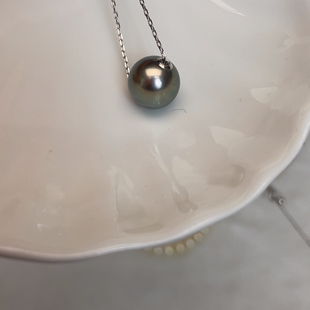 海水珍珠吊坠(赠链)18K金镶嵌