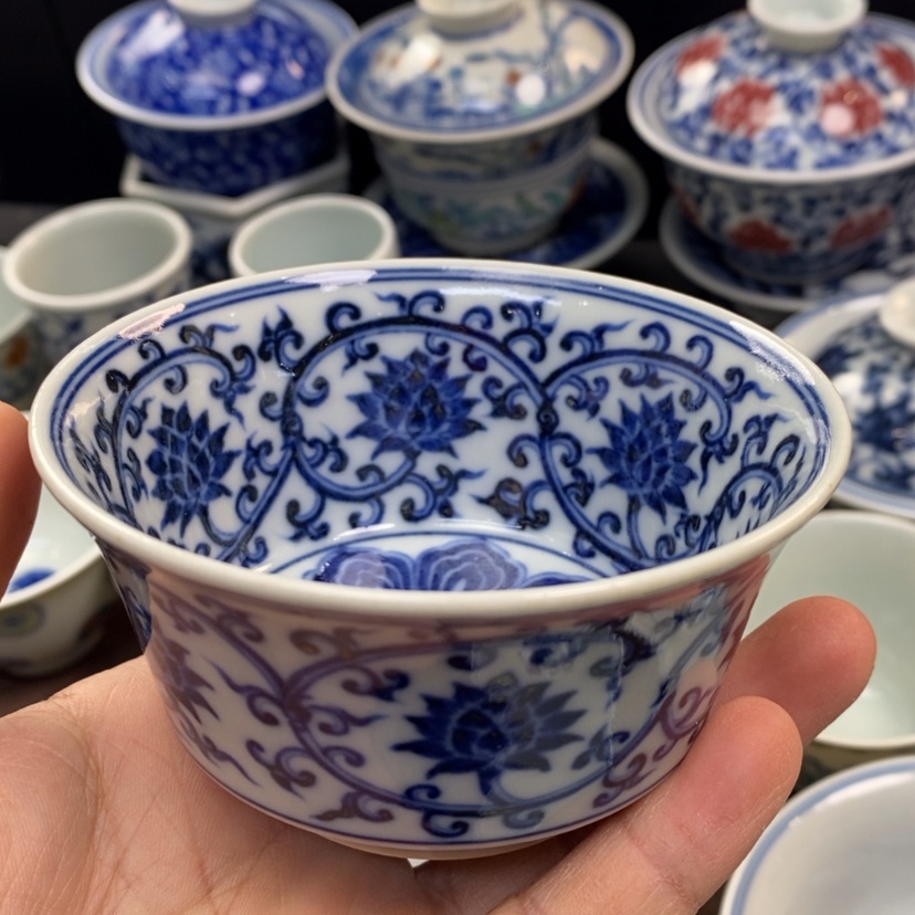 【闪购商品】景德镇青花主人杯