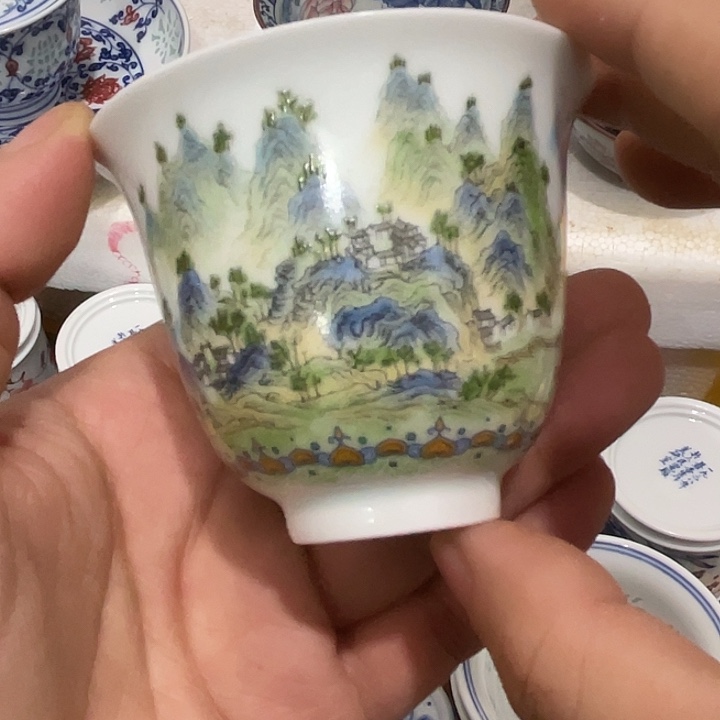 陶摆件主人杯1334