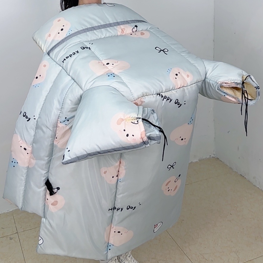 冬季特厚加大加宽加绒电动车挡风被加厚防寒保暖电瓶摩托车通用款