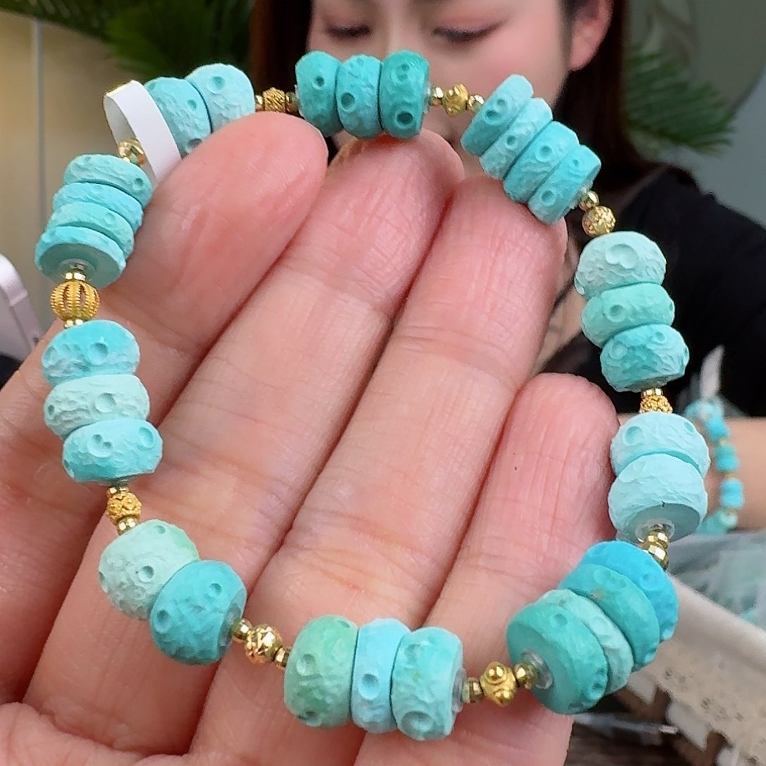 绿松石珠宝奇石未镶嵌