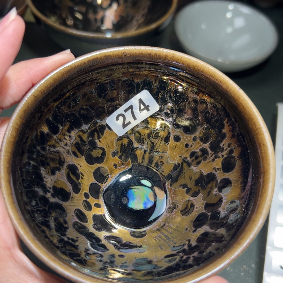 茶盏全手工原矿愿釉建盏