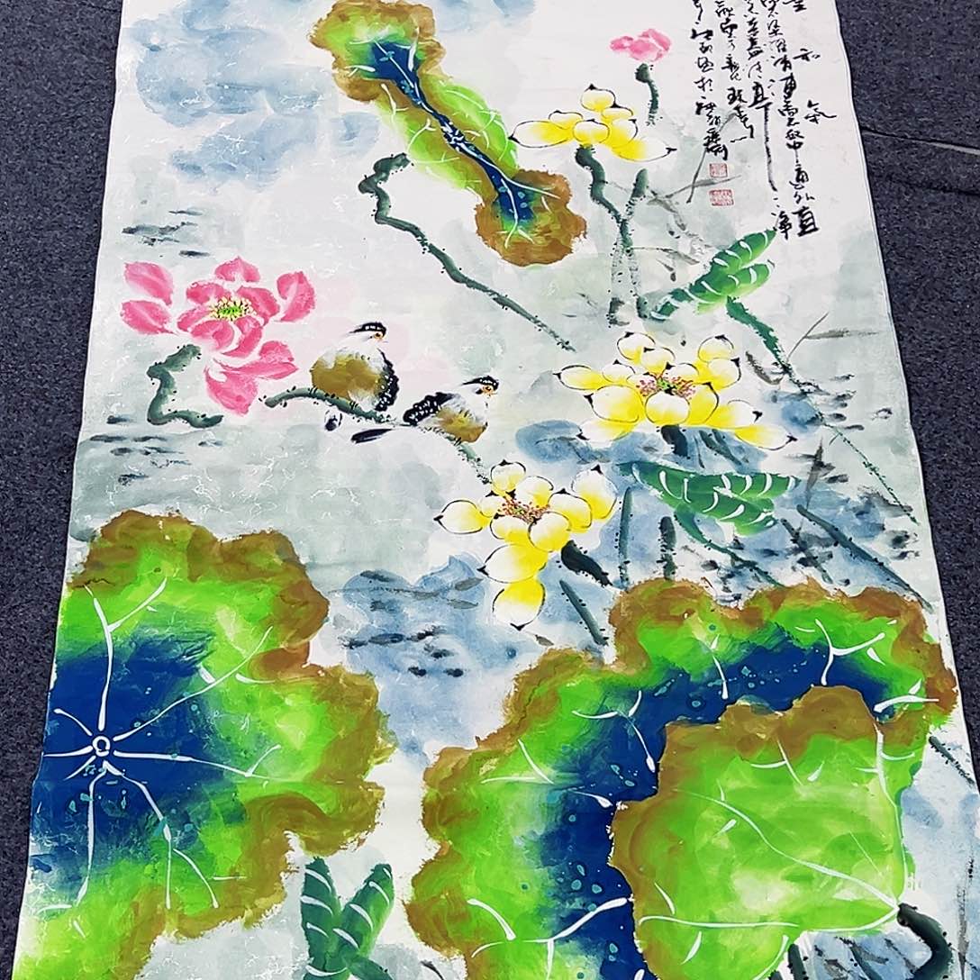 国画事事顺心如意万事如意