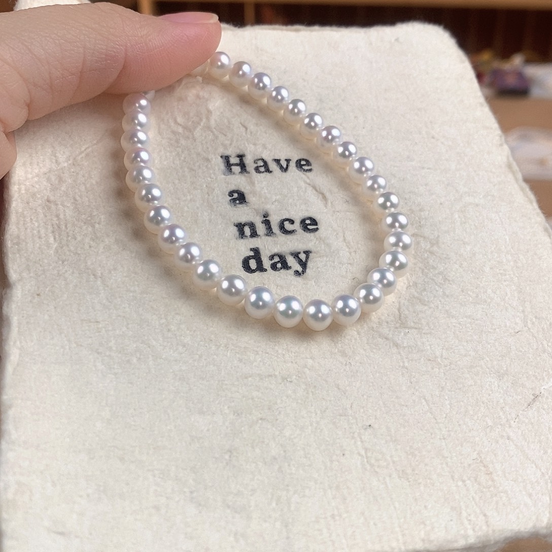 未镶嵌手绳淡水珍珠