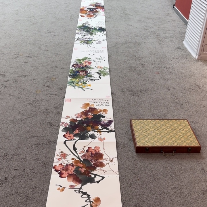 国画书画作品多次参加