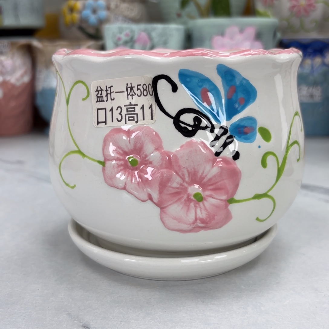 @夏西陶瓷花盆@@5580