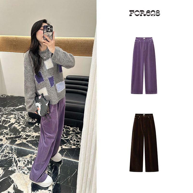 IMMI 设计师品牌 小众新款 平绒长裤 (水洗产品)