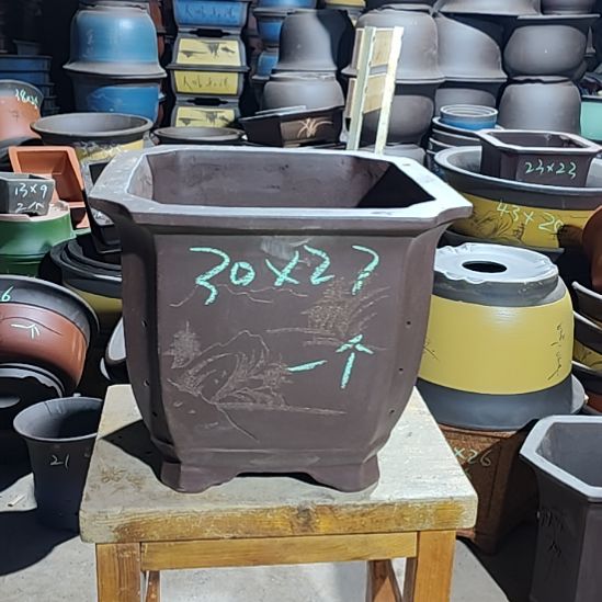 宜兴紫砂花盆清仓库清