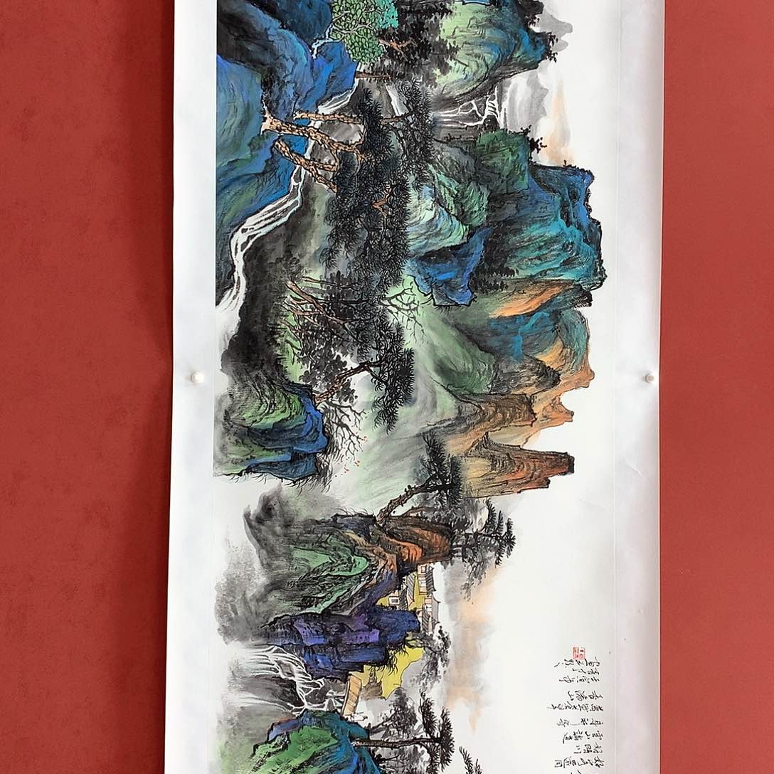 国画国画作品欣赏小六尺