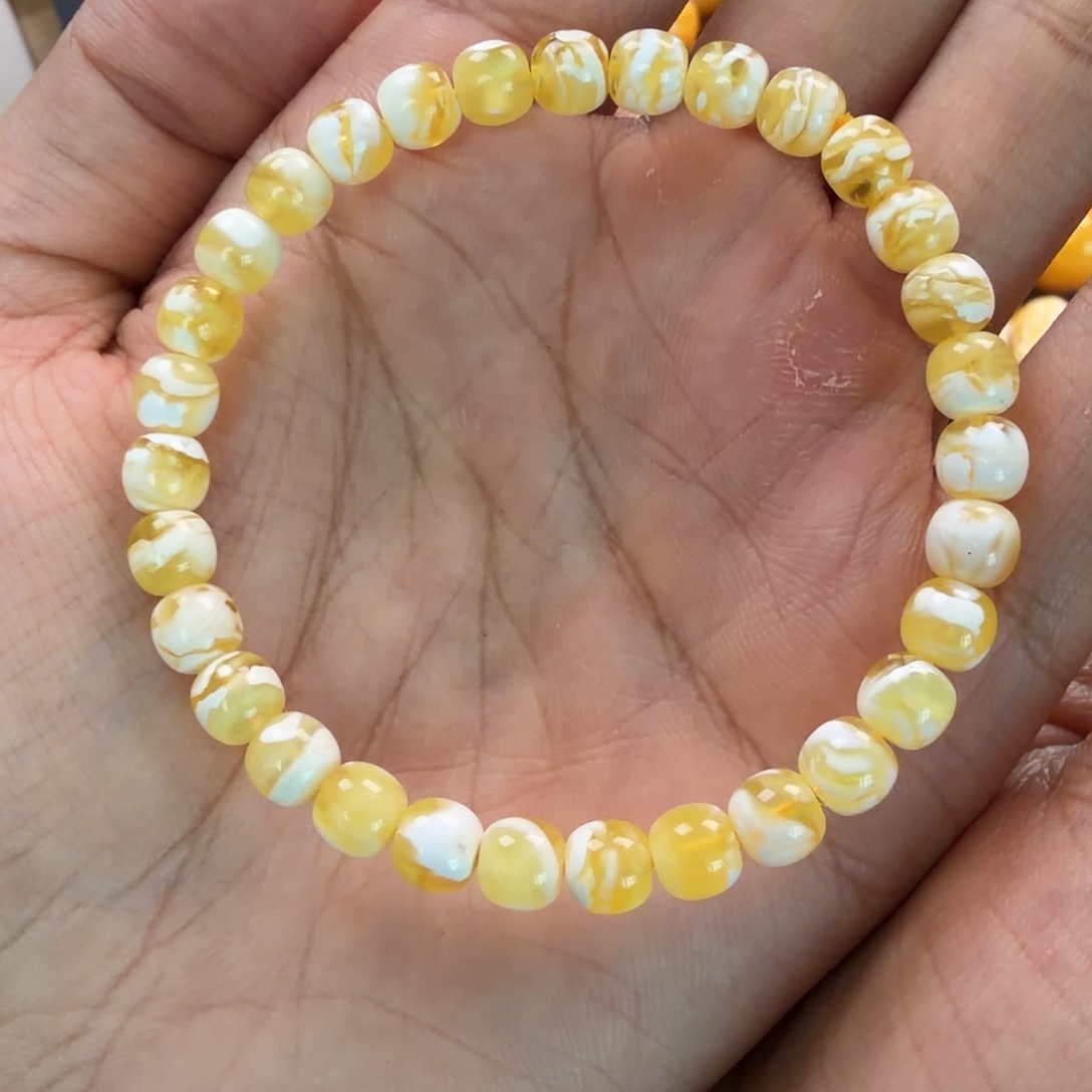 琥珀未镶嵌珠宝奇石6.5mm