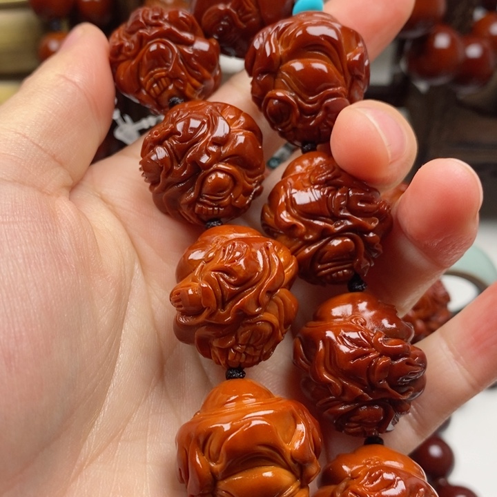 橄榄核吊坠浮*?回血回血