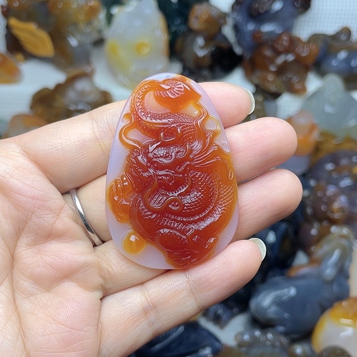 玛瑙/玉髓饰品未镶嵌清*