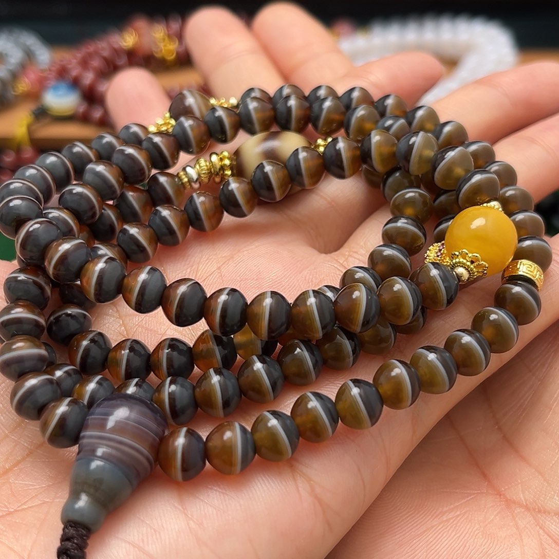 玛瑙/玉髓合金项链