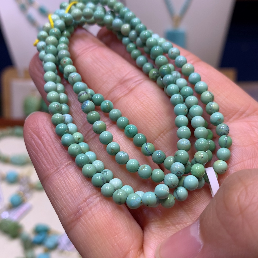 绿松石未镶嵌项链