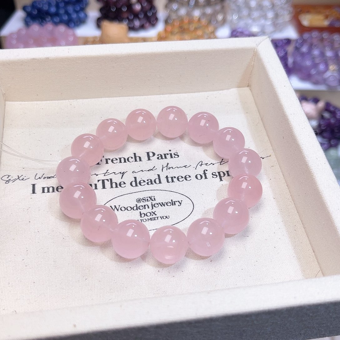 水晶手串未镶嵌天*天然水晶14mm