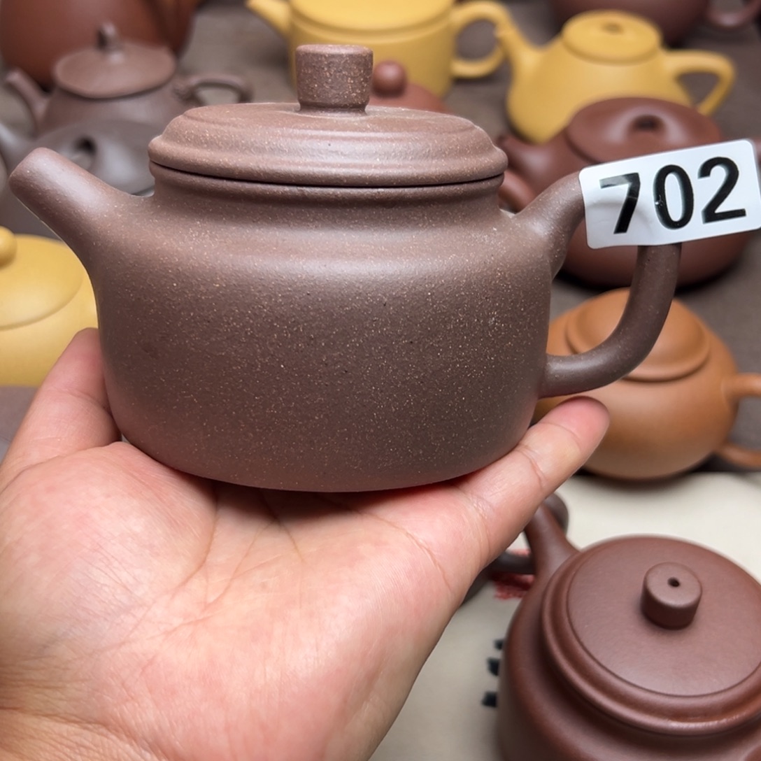 紫砂茶壶紫泥半手工300cc左右