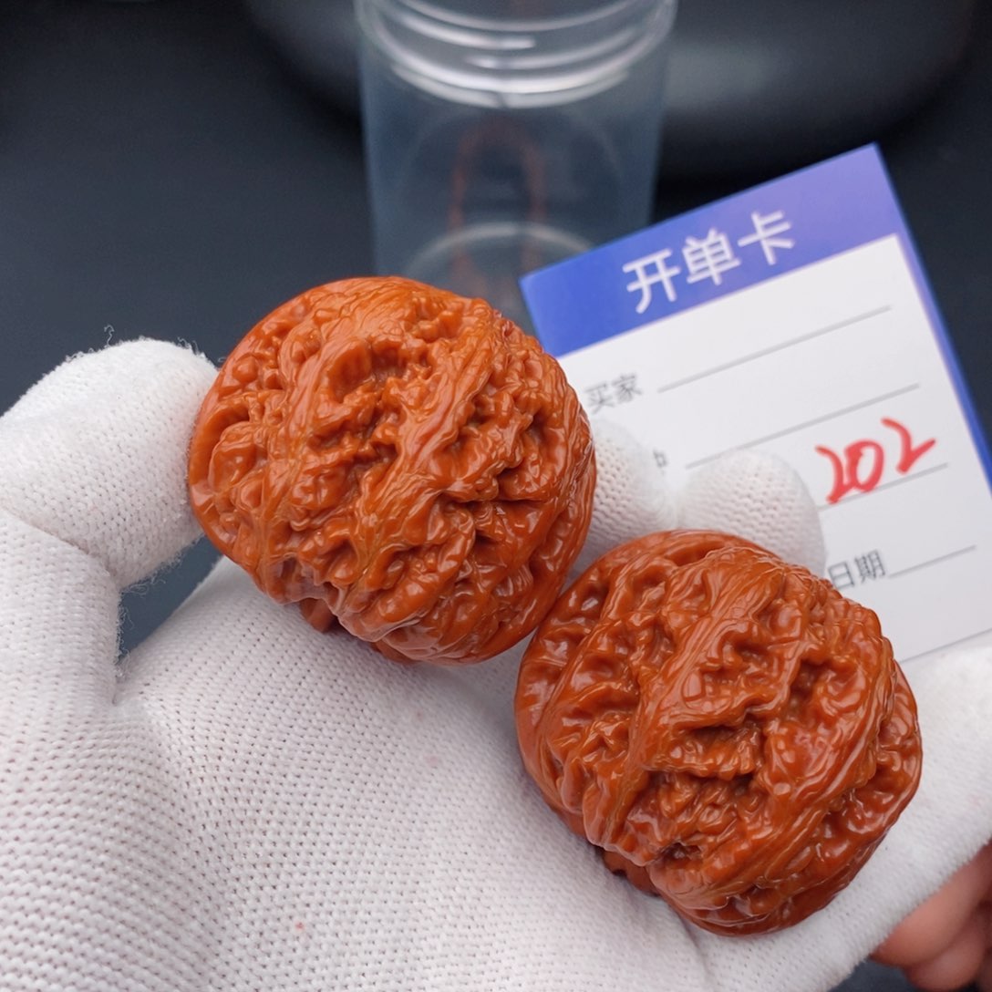文玩核桃把件46粗筋202