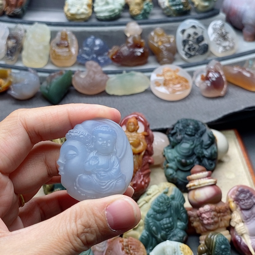 【闪购商品】未镶嵌吊坠定制玛瑙