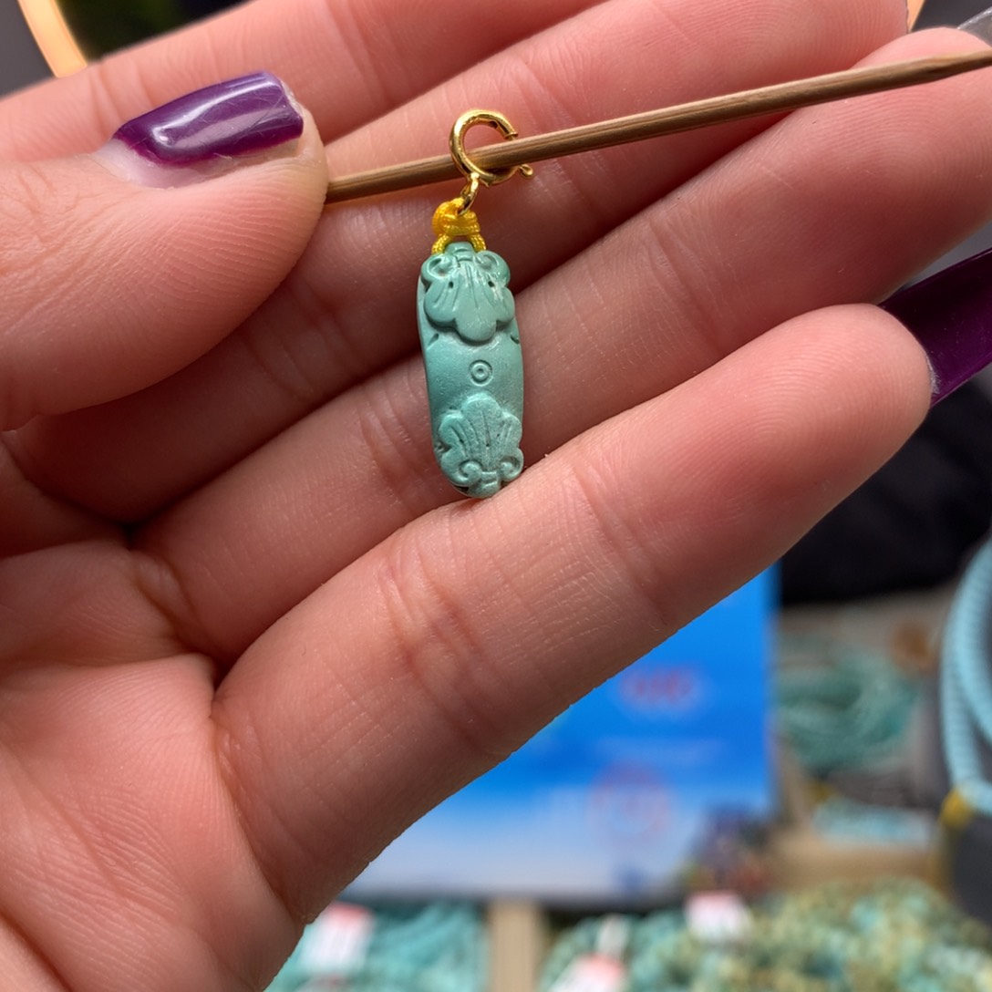 绿松石挂件未镶嵌