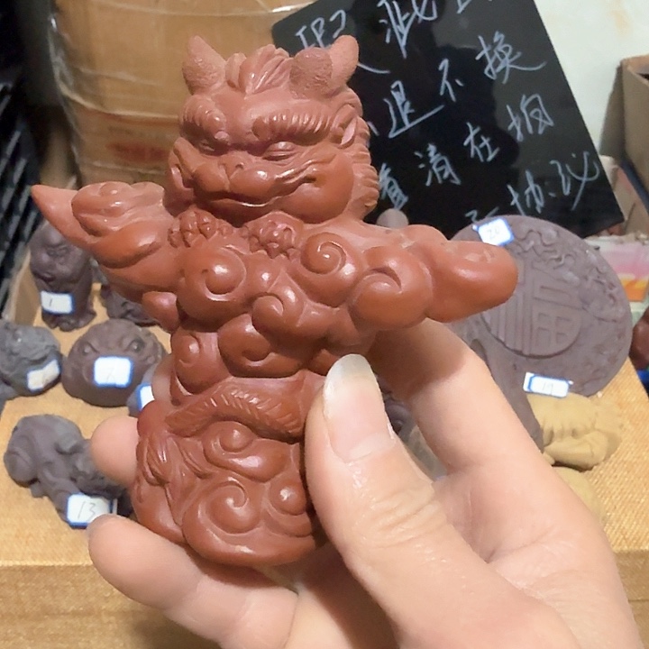 紫砂茶宠能**伸雕塑瑕疵茶宠