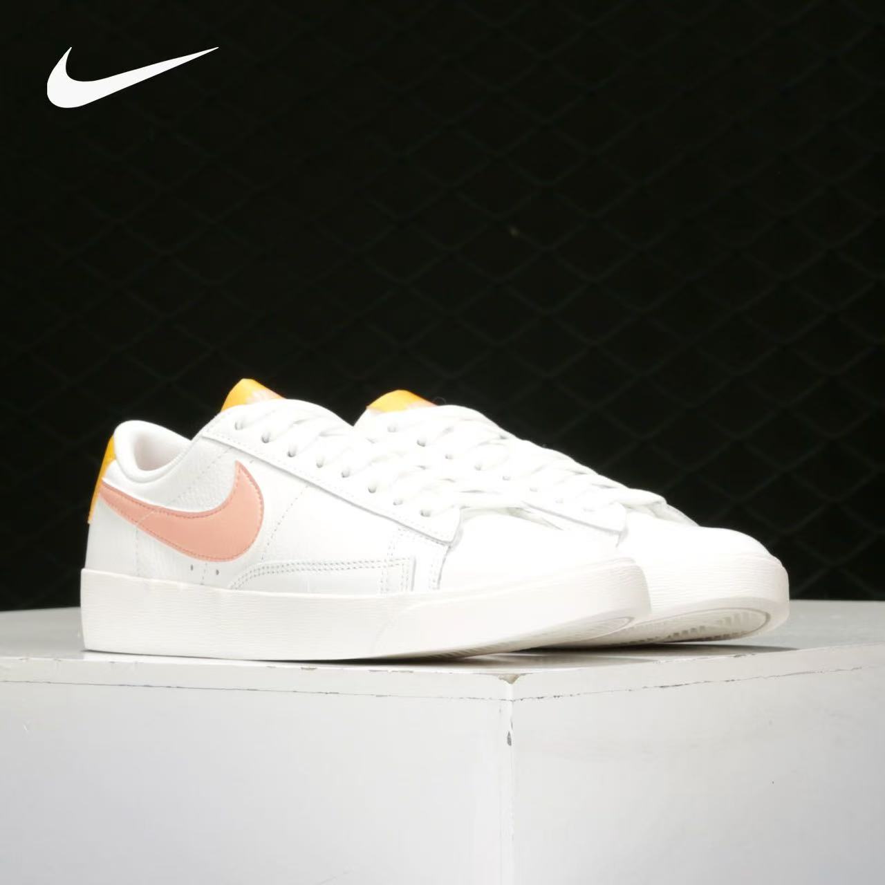 【破价微瑕 介意慎拍】NIKE BLAZER开拓者小白鞋休闲板鞋AV9370-104