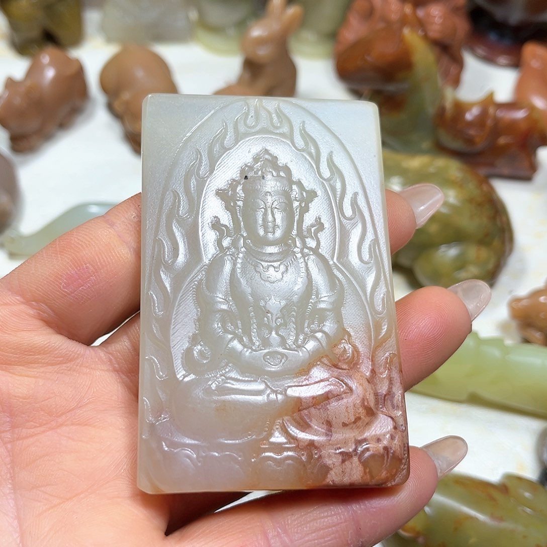 白玉菩提吊坠白玉菩提吊坠