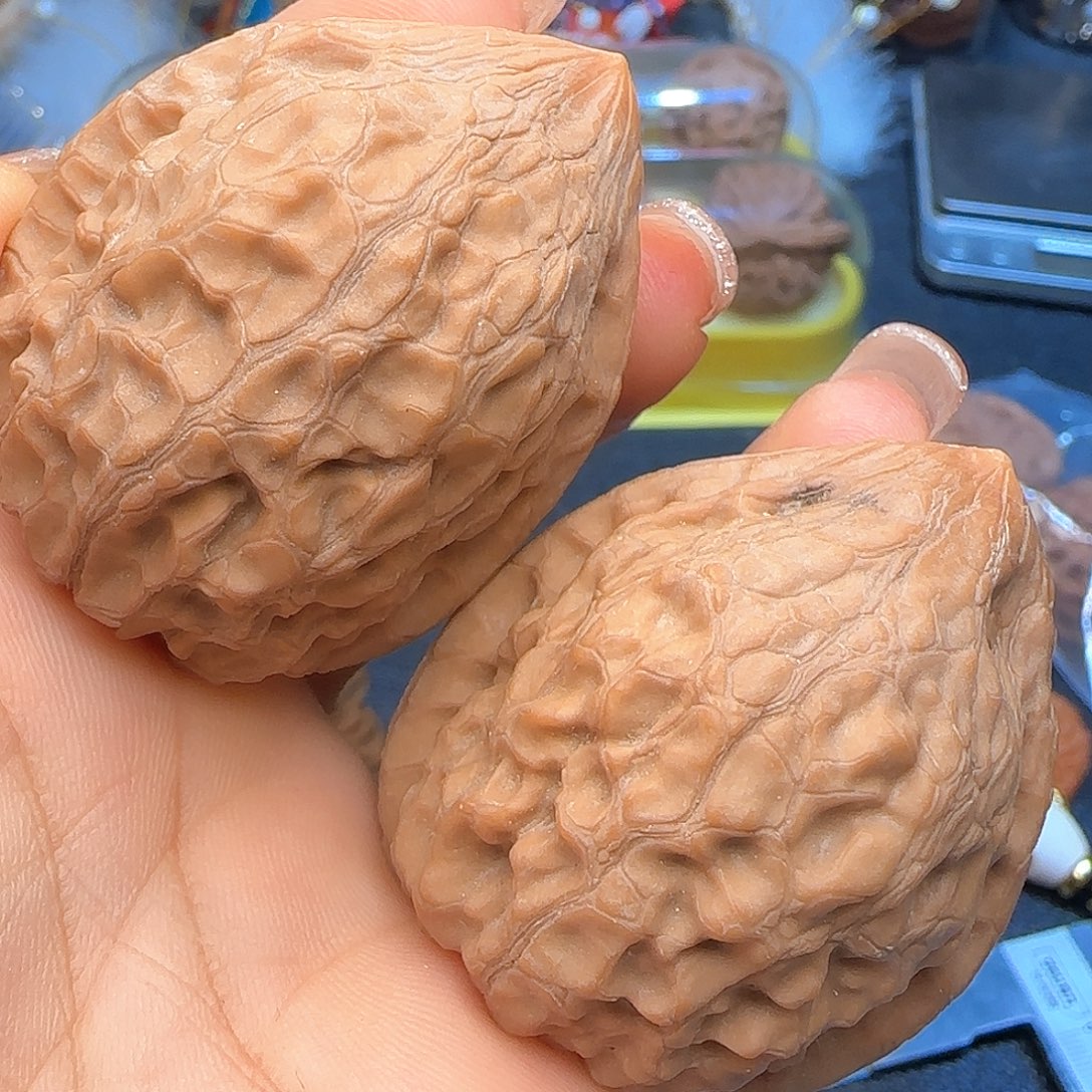 吊坠文玩核桃39.5蟒皮纹