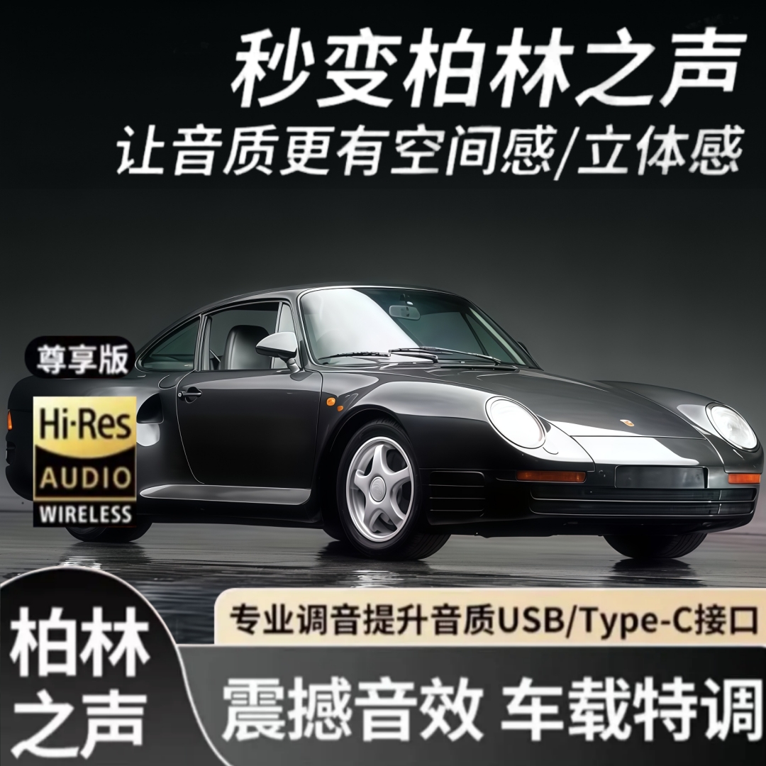 【2025豪华款】车载音乐U盘 最新歌单抖音精选1:1音质歌曲 即插即用