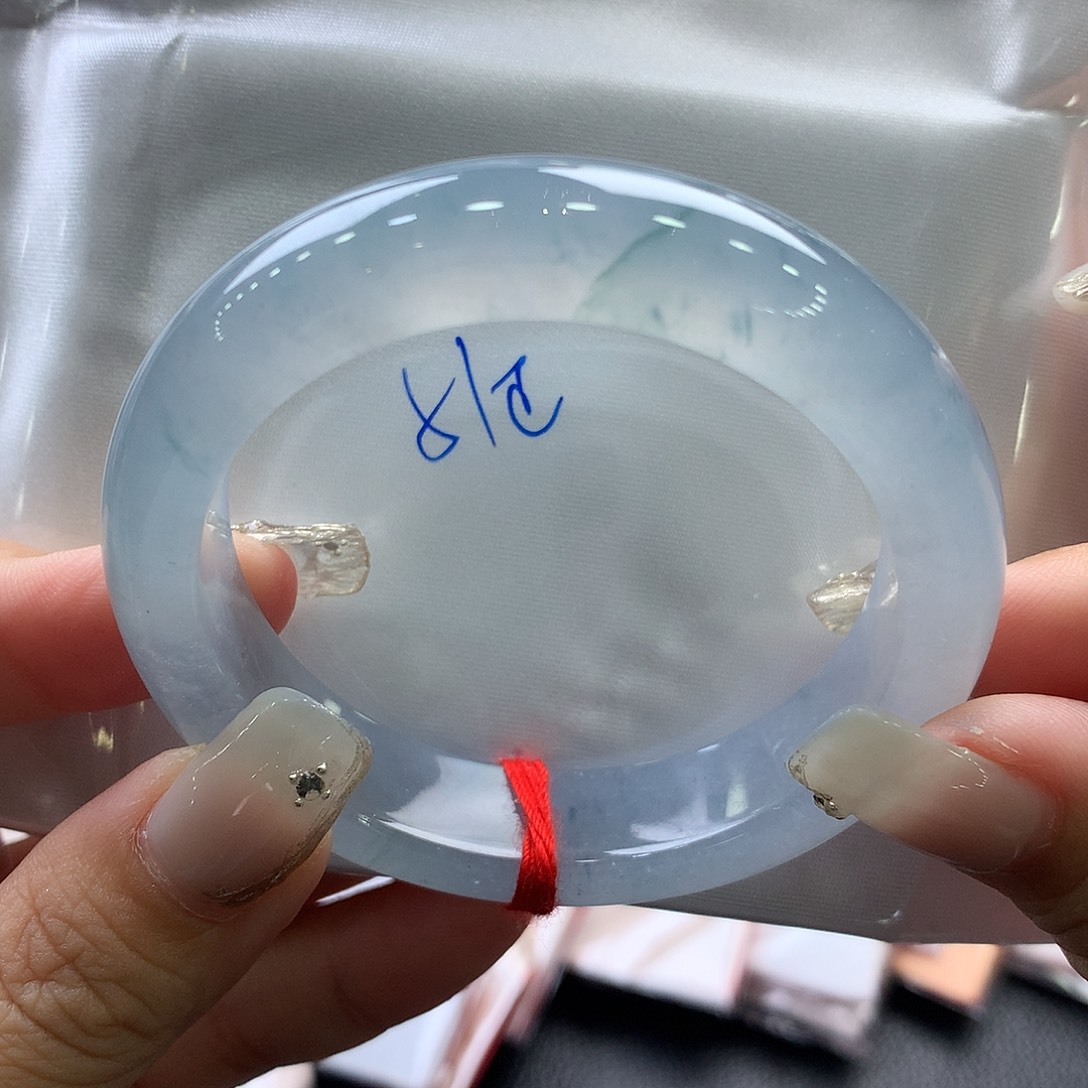 翡翠手镯未镶嵌51正圈