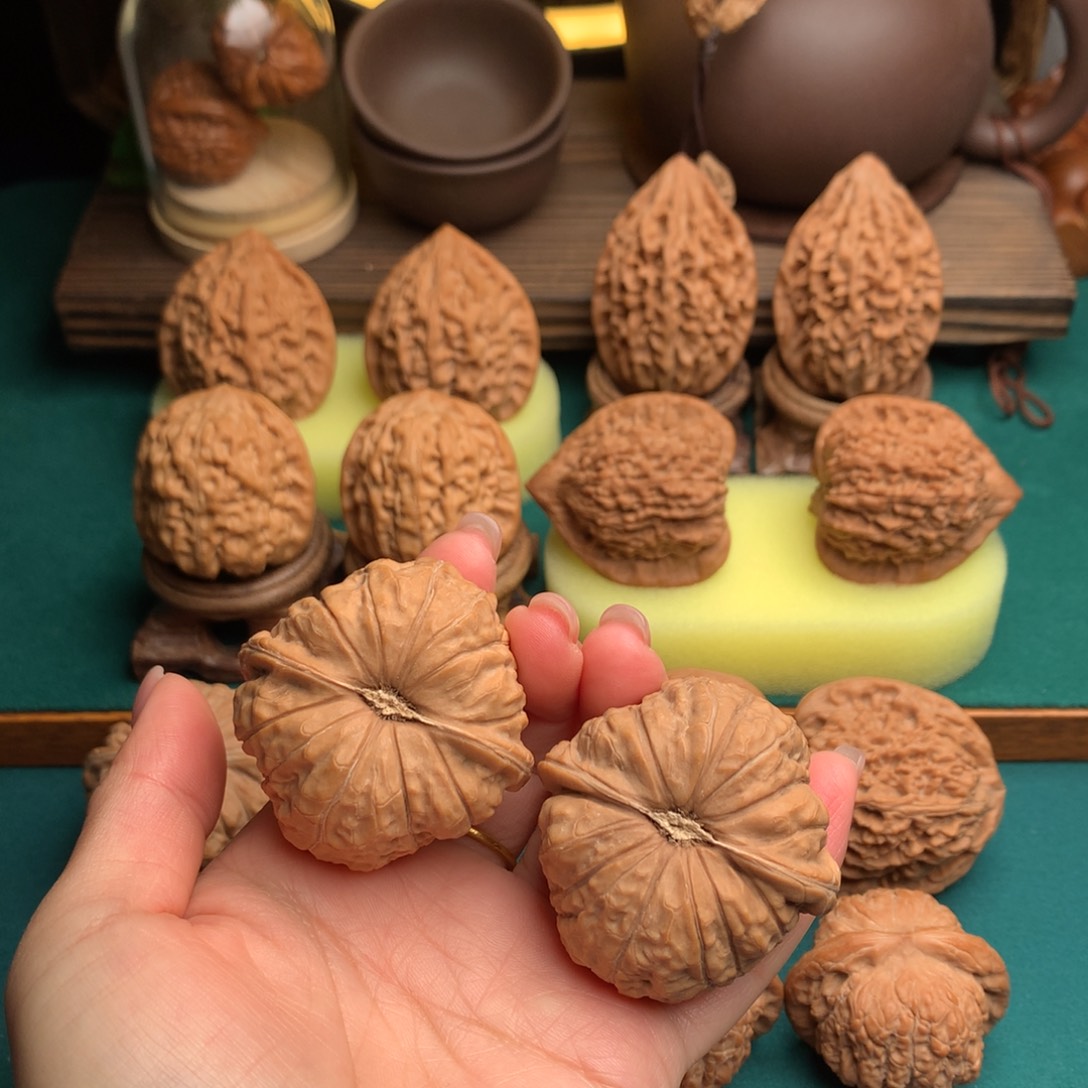 吊坠文玩核桃全品南瓜墩43