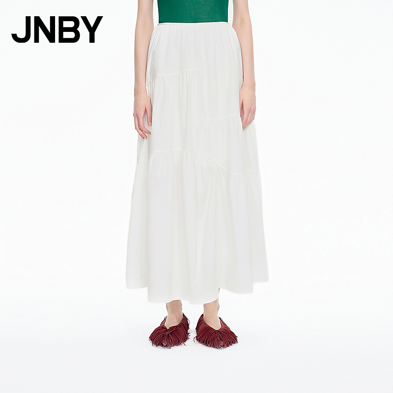 【商场同款】JNBY/江南布衣25秋新品半身裙女A型休闲5P0D1561H