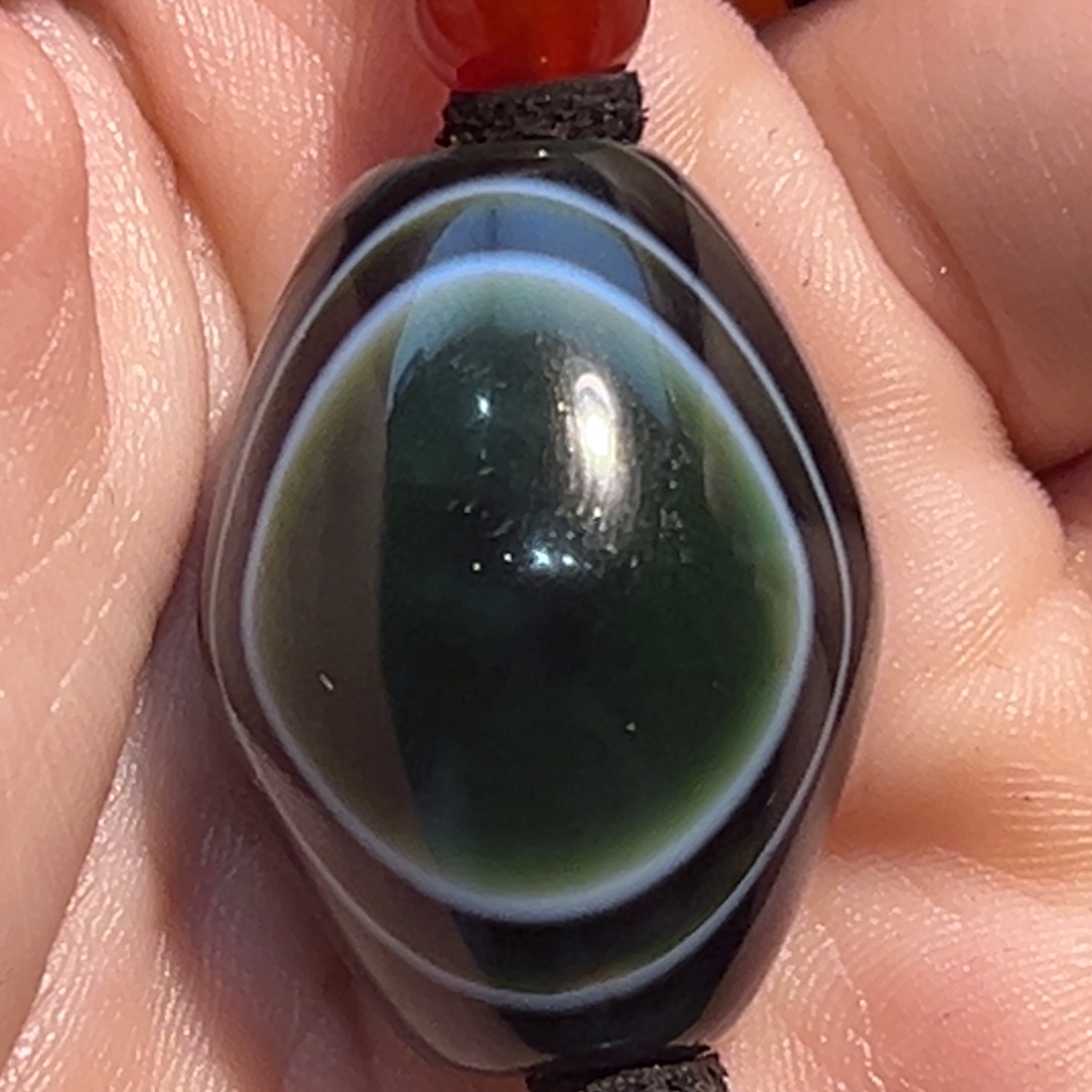 孤***影玛瑙/玉髓未镶嵌单珠