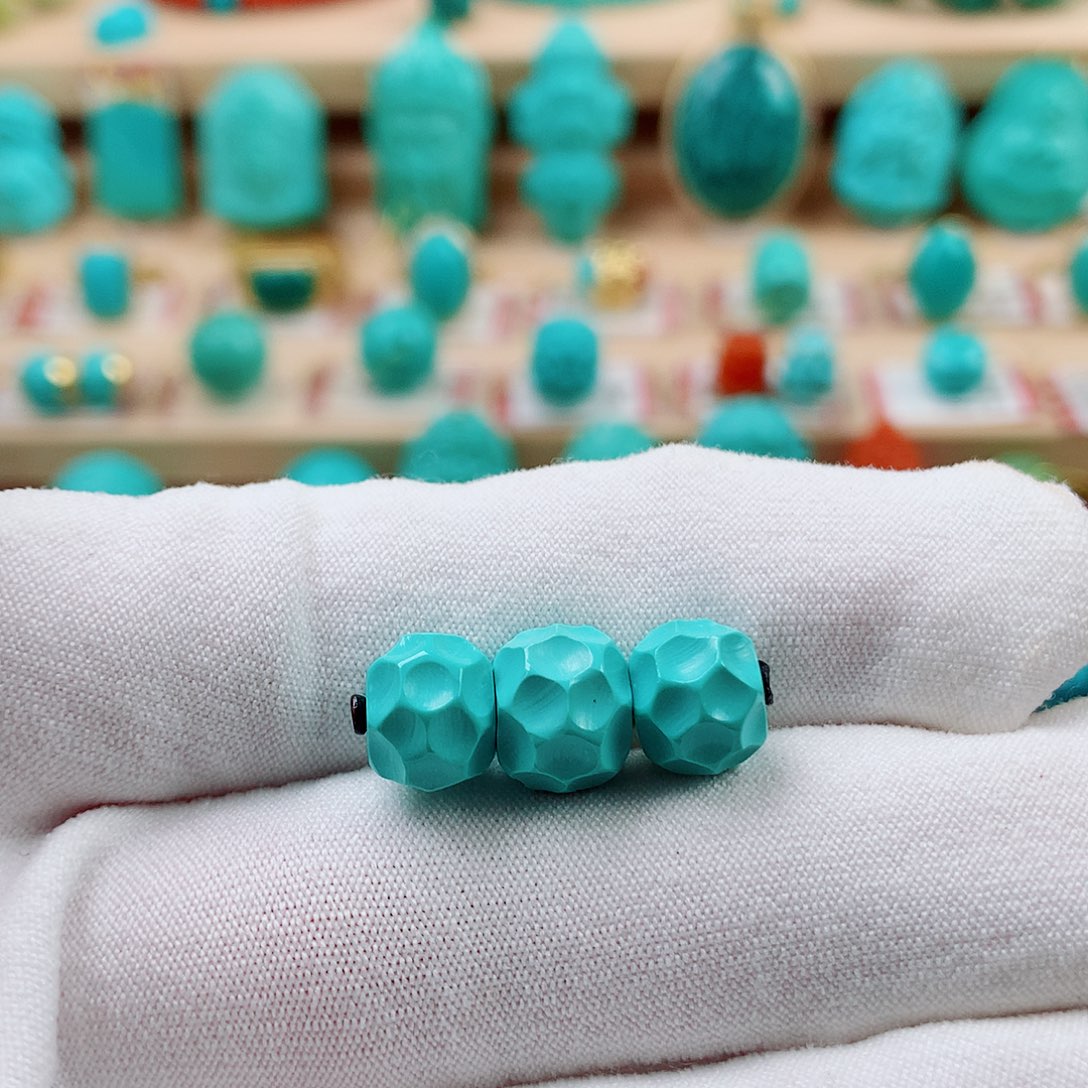 绿松石未镶嵌珠宝半成品