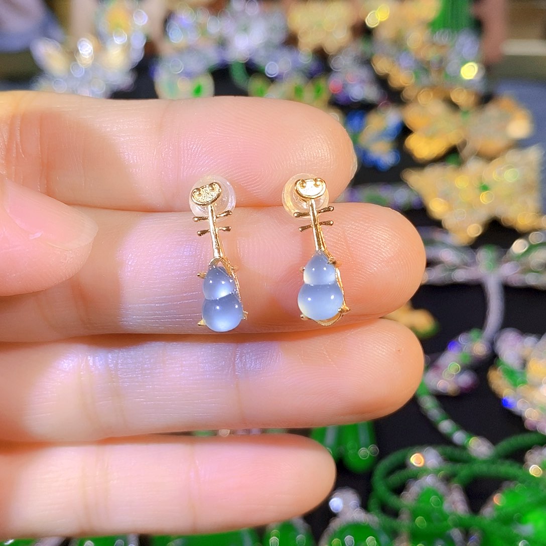 颈饰银S925镶嵌翡翠