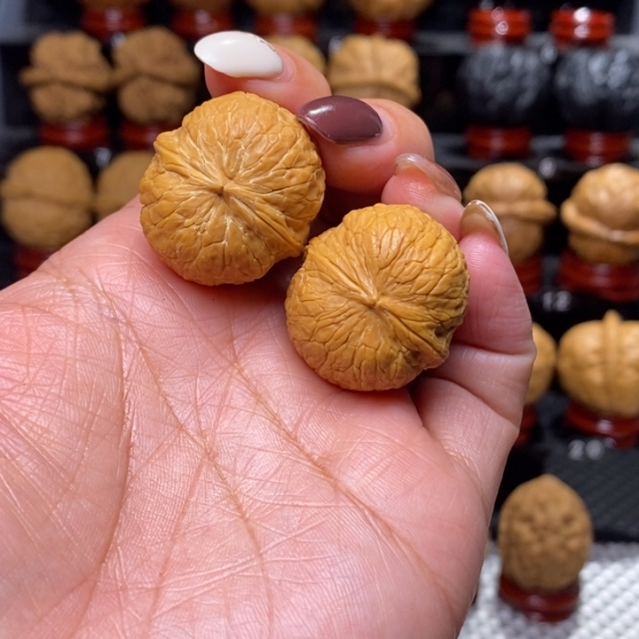 文玩核桃把件手捻金豆豆28尺…………16