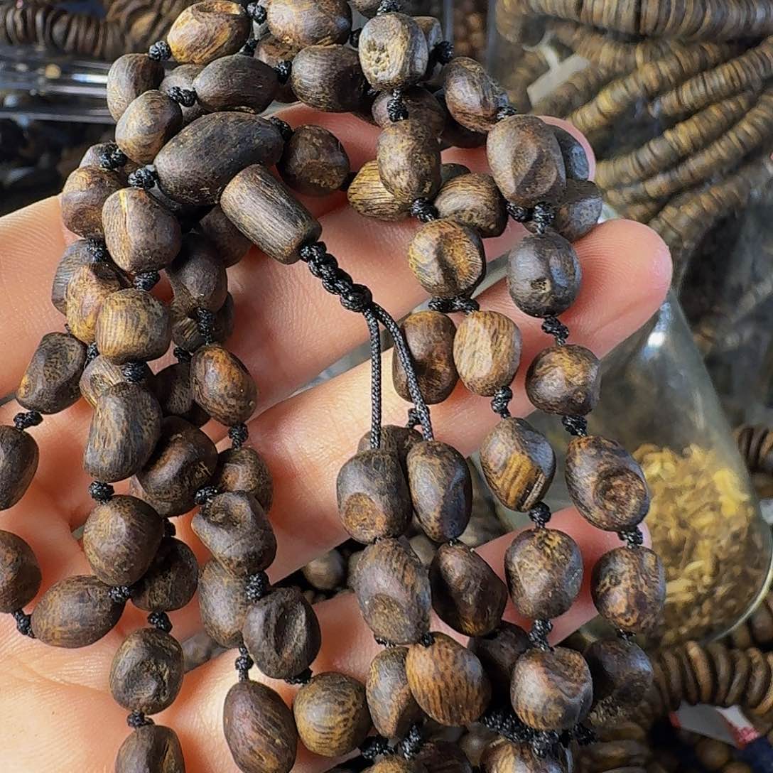 沉香手串沉水树丁19克