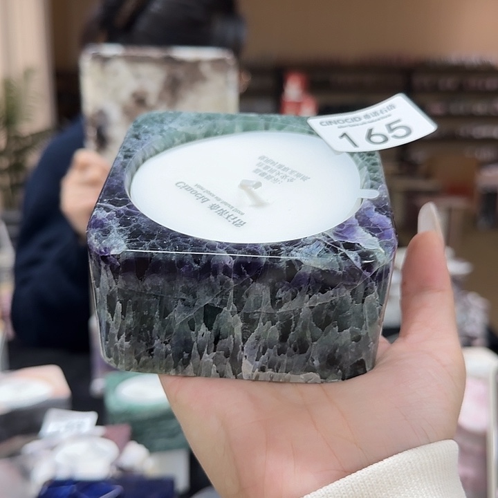 绿水晶大唱片香薰165