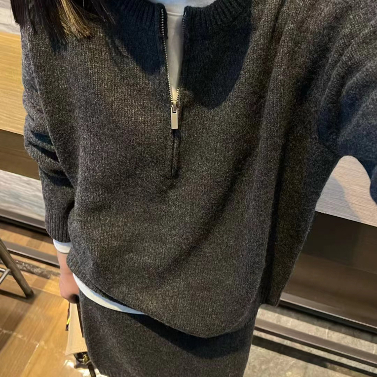 欧韩秋冬时尚简约毛衣F（不可机洗）