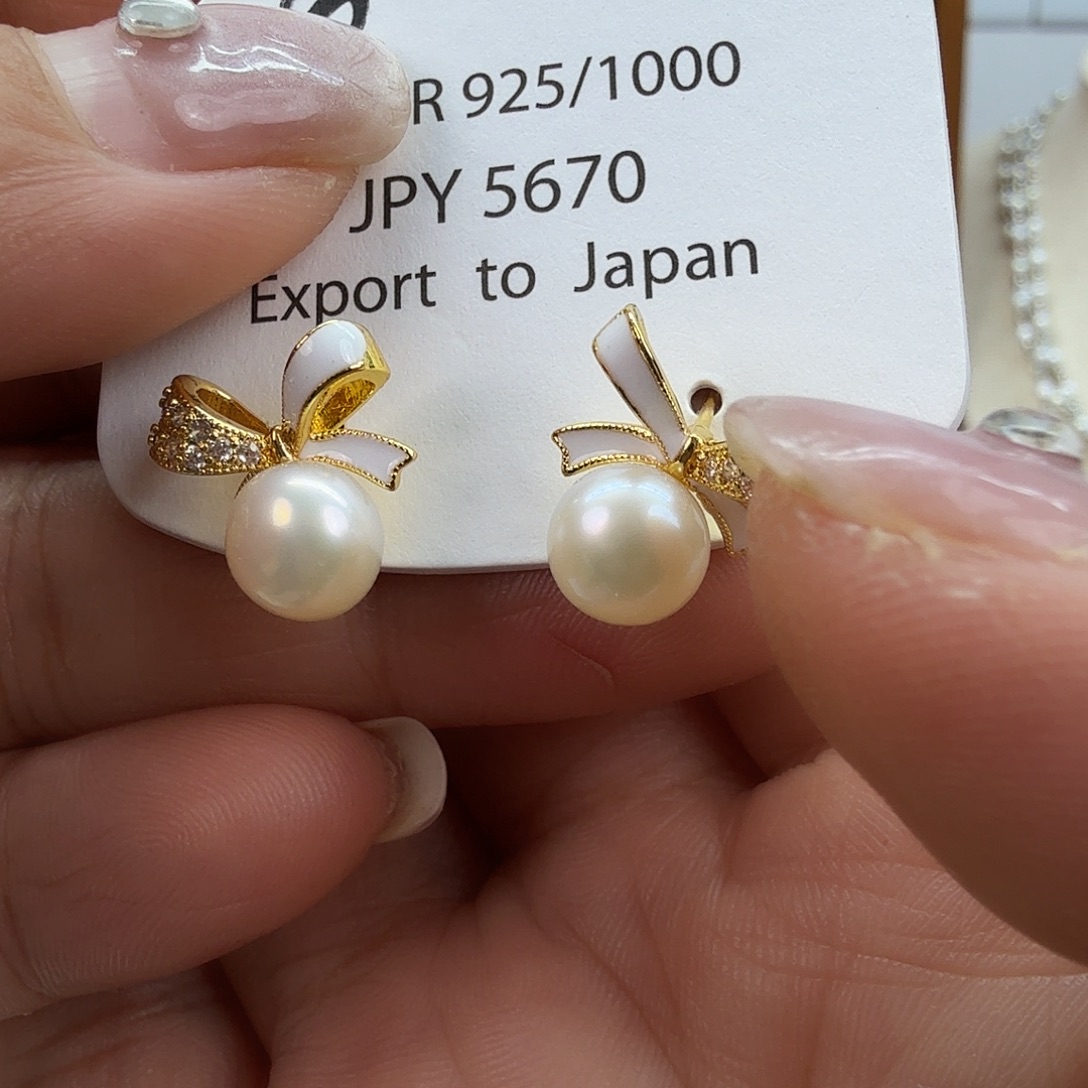 耳饰未镶嵌淡水珍珠