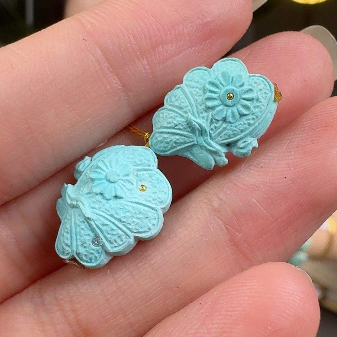 绿松石珠宝奇石未镶嵌