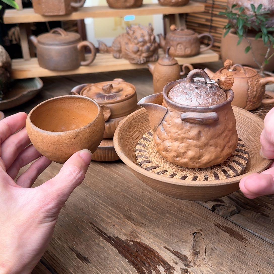 原矿老岩泥茶器系列