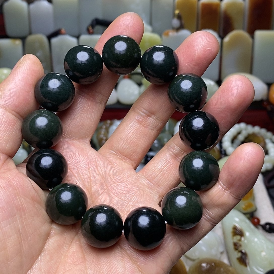 和田玉手链未镶嵌